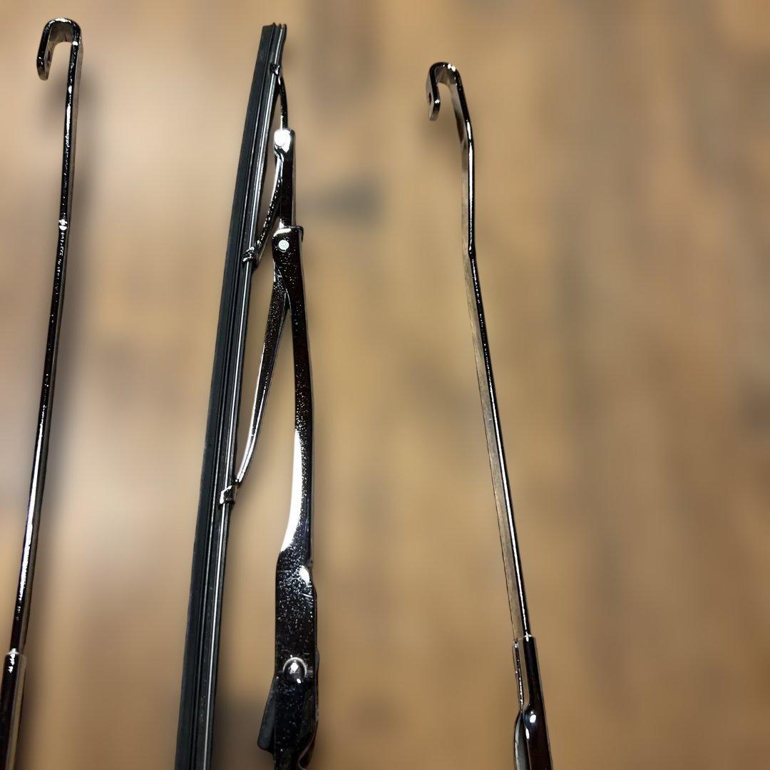 ダットサンD21 ワイパー　クローム ローライダー　ミニトラック