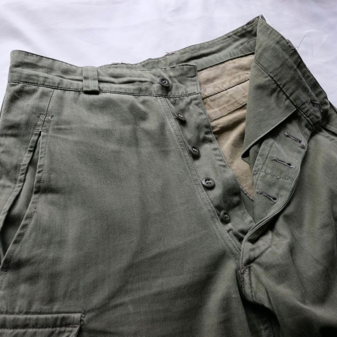 1960sフランス軍M47 後期 サイズ21 カーゴパンツ