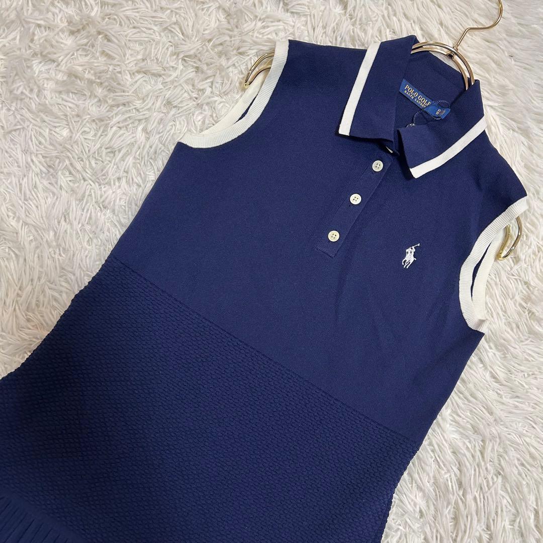 ［美品］POLO GOLF RALPH LAUREN ワンピース ネイビー XS