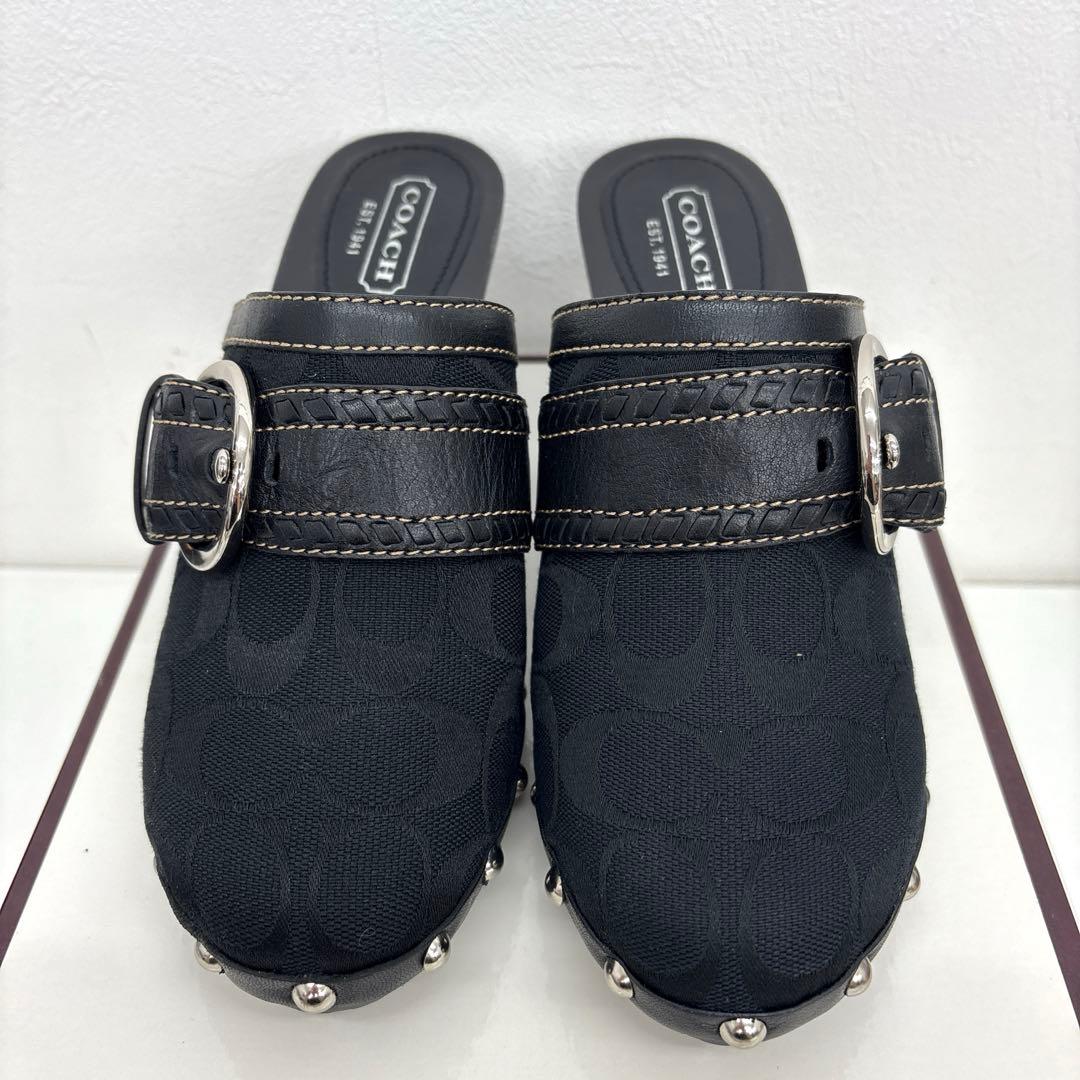 COACH コーチ サボ SABLE シグネチャー 7M サンダル 24cm