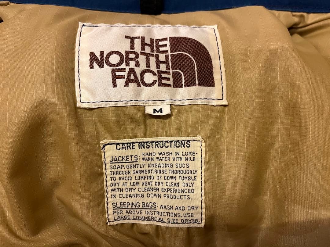 70s THE NORTH FACE ダウンベスト 茶タグ USA製