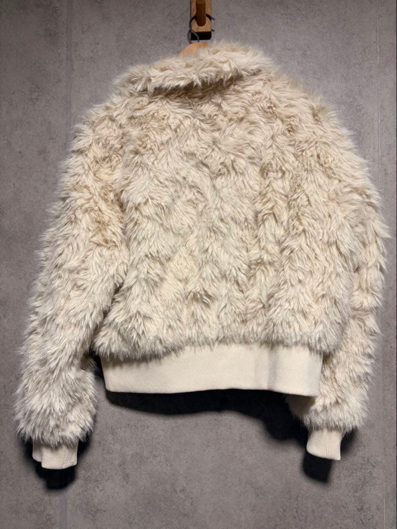 ZARA ザラ フェイクファーボンバージャケット XL