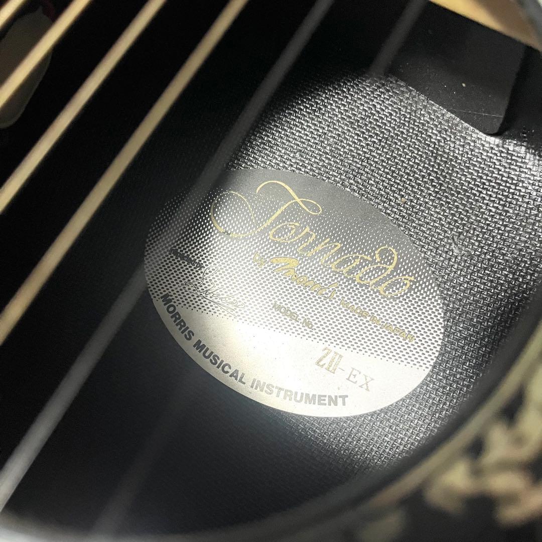 エレアコ Morris トルネード ZⅡ-EX ソフトケース付きギター モーリス