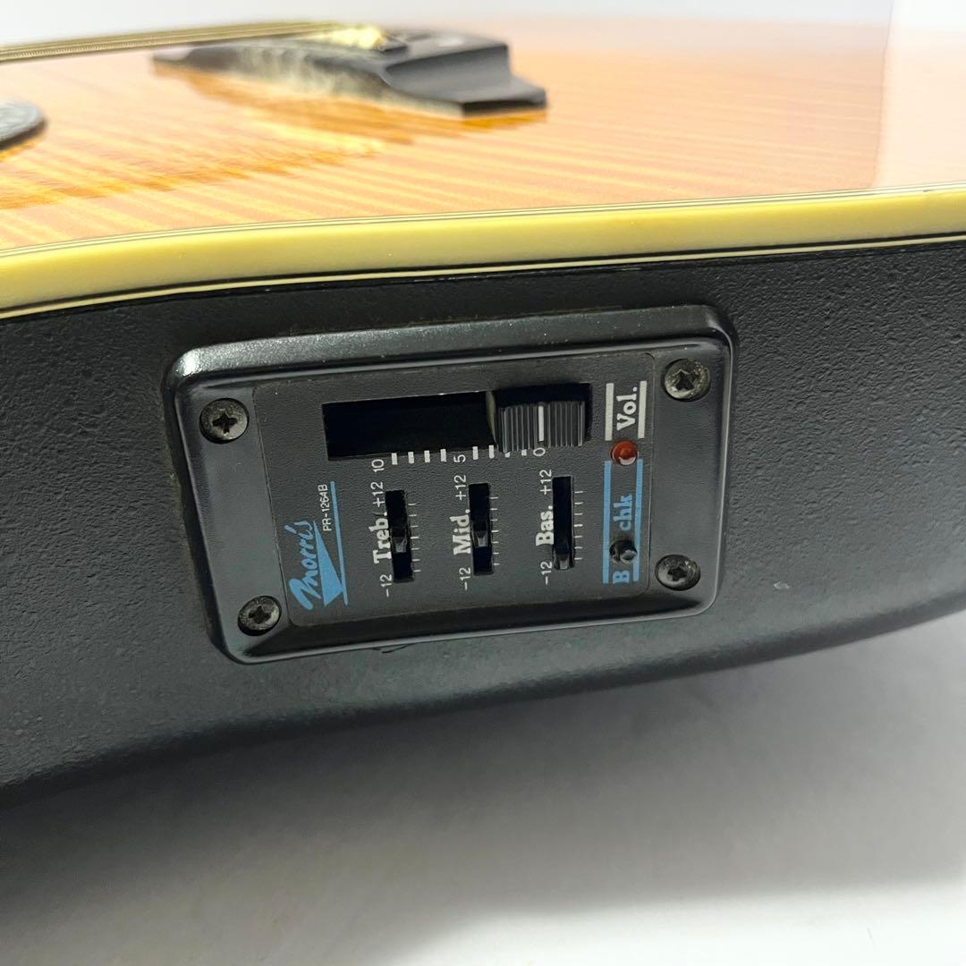 エレアコ Morris トルネード ZⅡ-EX ソフトケース付きギター モーリス