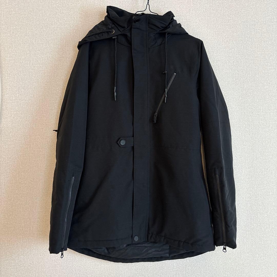Volcom ブラック スノーボードジャケット