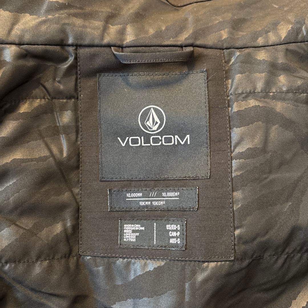Volcom ブラック スノーボードジャケット