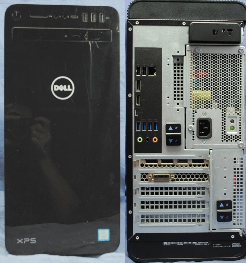 Windowsデスクトップ DELL XPS8930 i7-8700 GTX1060SSD512G+HDD