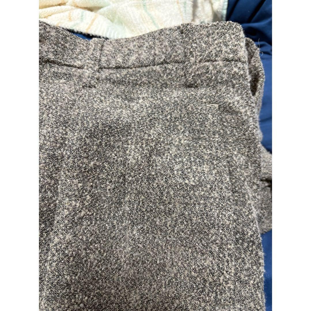 2000A/W issey miyake \"毛足長め起毛\" グレー スラックス