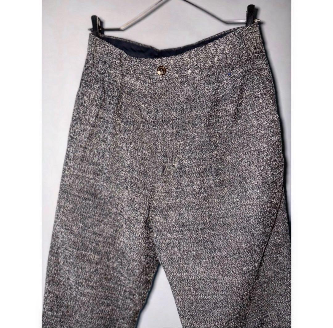 2000A/W issey miyake \"毛足長め起毛\" グレー スラックス