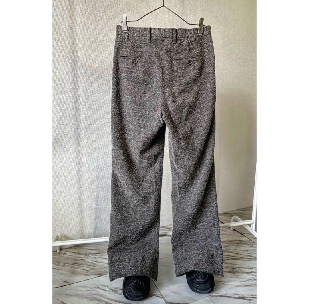 2000A/W issey miyake \"毛足長め起毛\" グレー スラックス