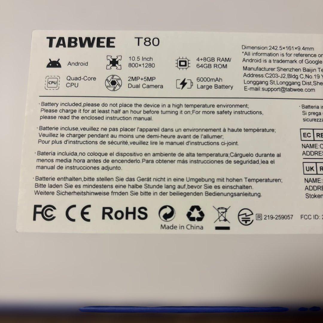 Android15 タブレット 10インチ Wi-Fi モデル　64GB