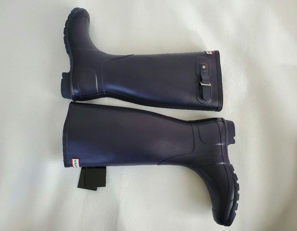 ハンター HUNTER パープル 長靴 タグ付 オリジナルトール