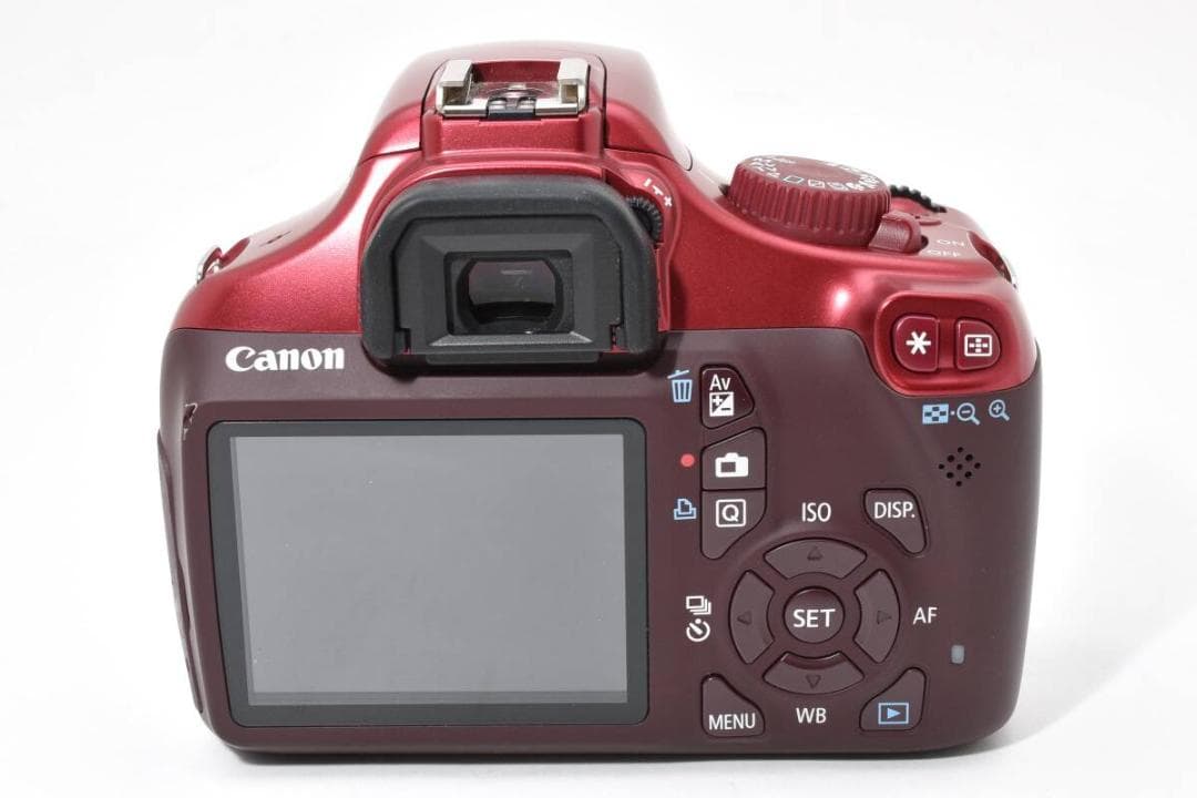 【外観美品】Canon EOS KISS X50 ボディ レッド 動作品