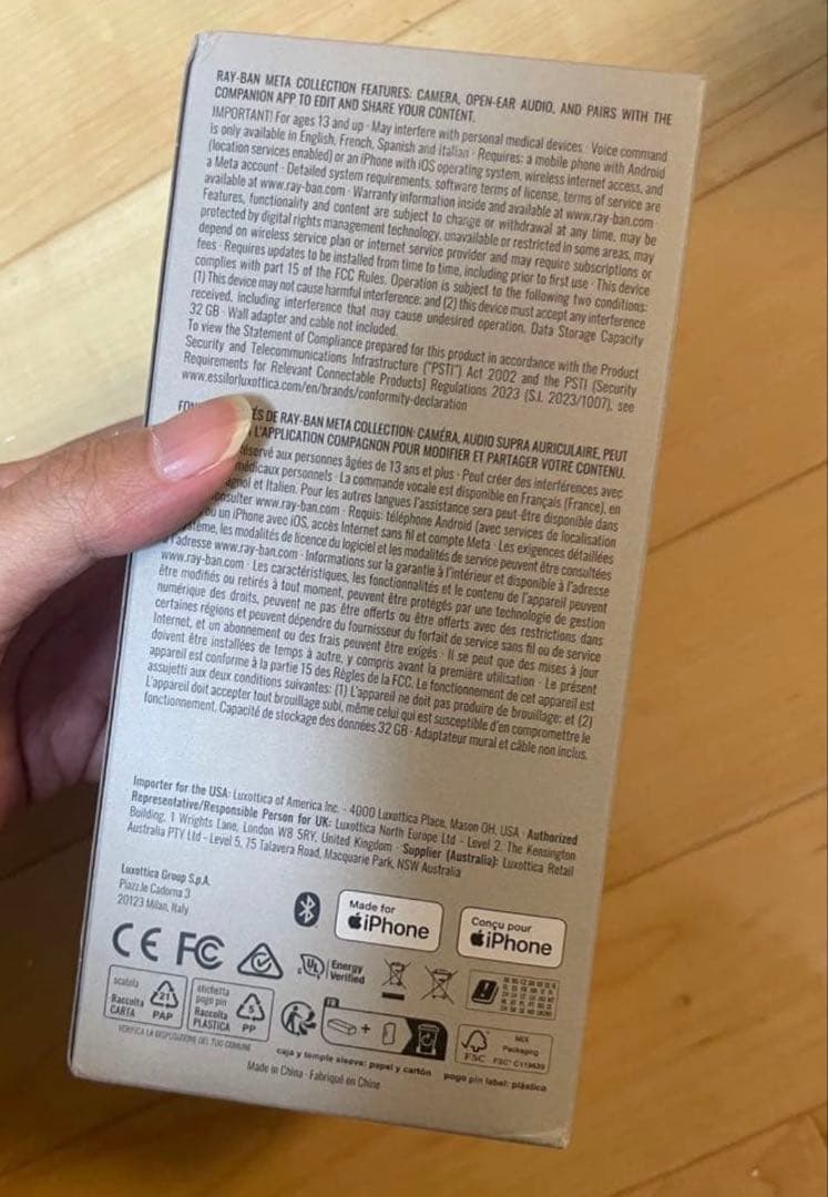 小物 Ray-Ban  Wayfarer Gen 2 Shiny Black