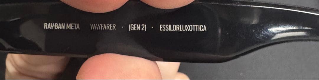 小物 Ray-Ban  Wayfarer Gen 2 Shiny Black