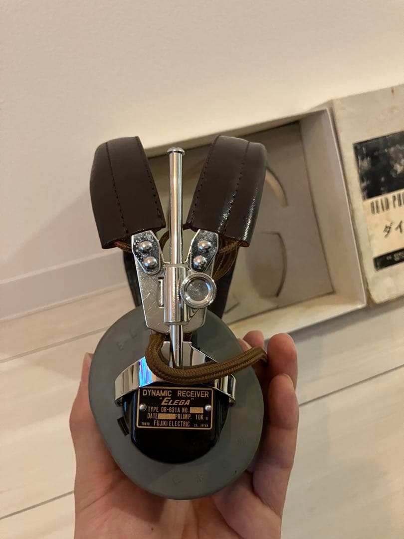 【レア出品】 ELEGA DR-631A ダイナミック有線ヘッドフォン