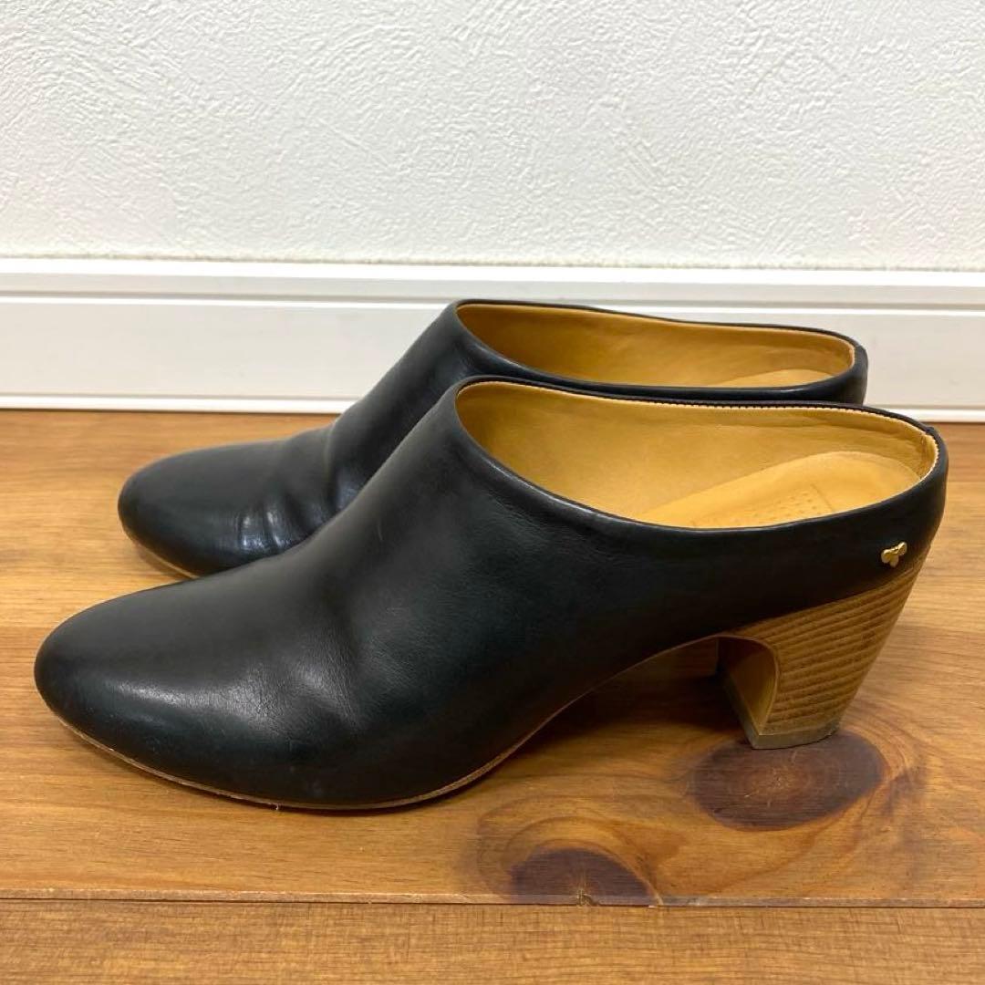 ミナペルホネン レザーヒールシューズ magnolia 36