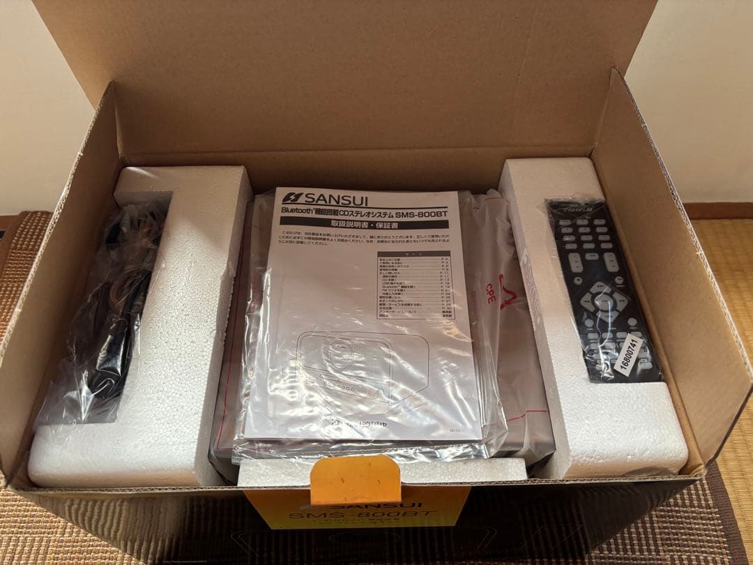 SANSUI SMS-800BT CDステレオシステム
