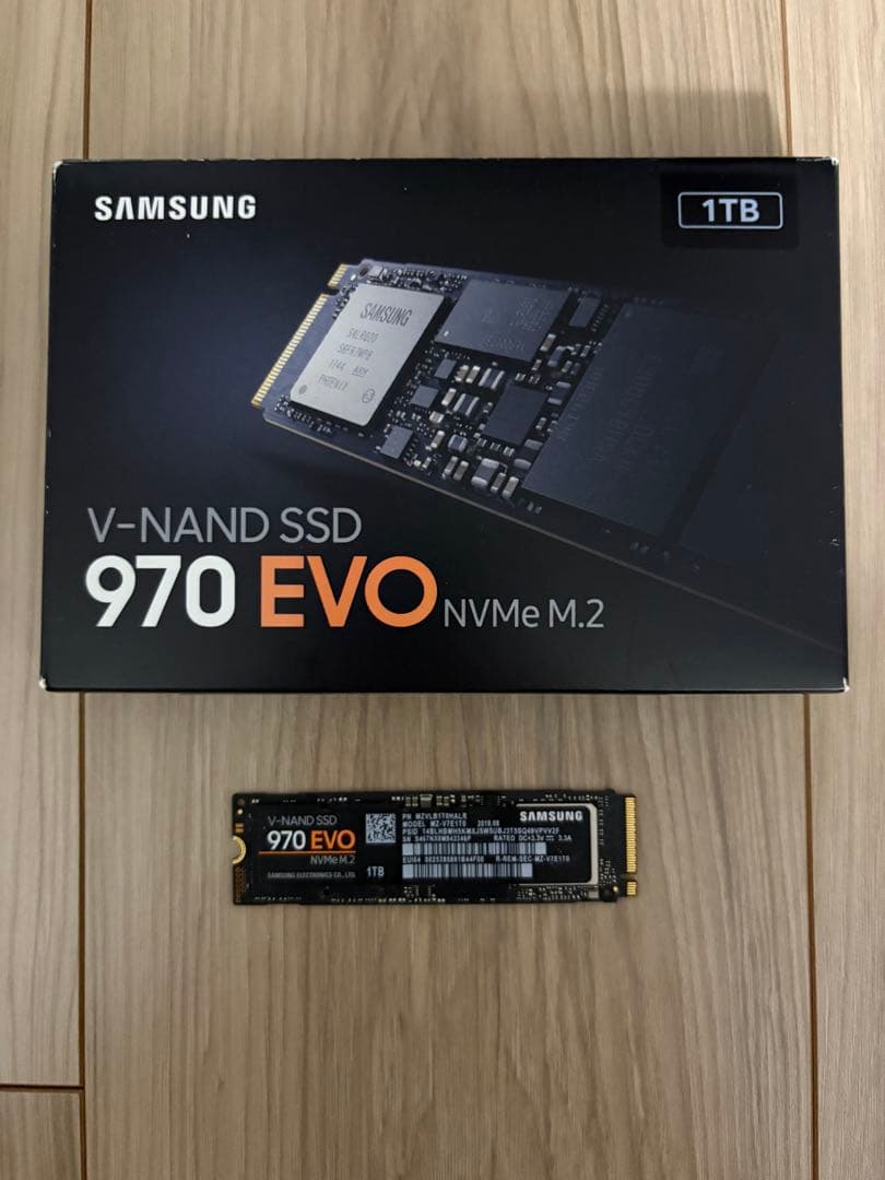内蔵型SSD Samsung 970 EVO 1TB NVMe M.2 SSD
