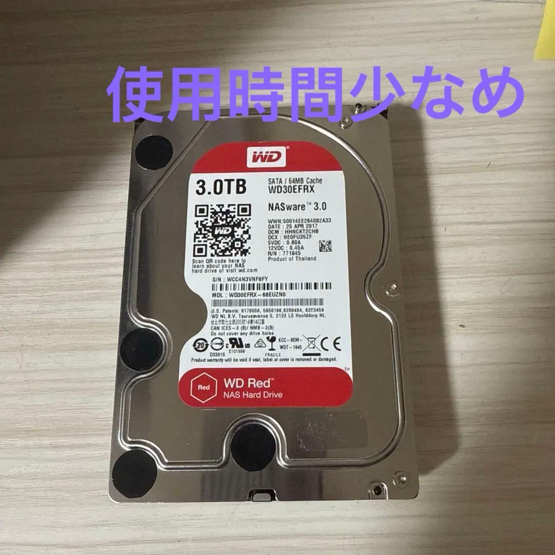 WD Red 3TB WD30EFRX 3.5インチHDD（18