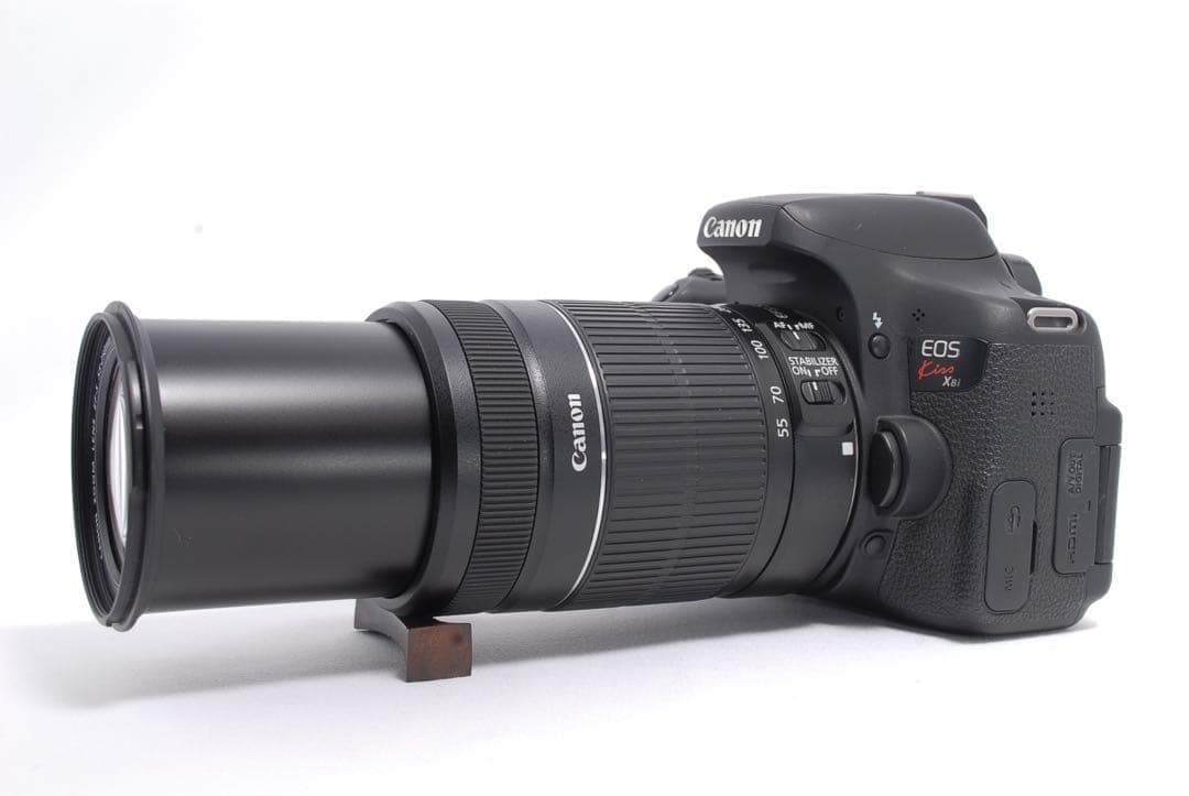 【Wi-Fi搭載】Canon Kiss X8i ダブルズームセット★自撮りOK