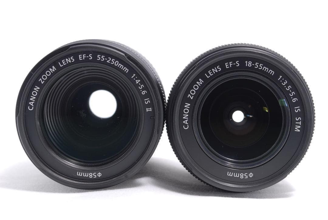 【Wi-Fi搭載】Canon Kiss X8i ダブルズームセット★自撮りOK