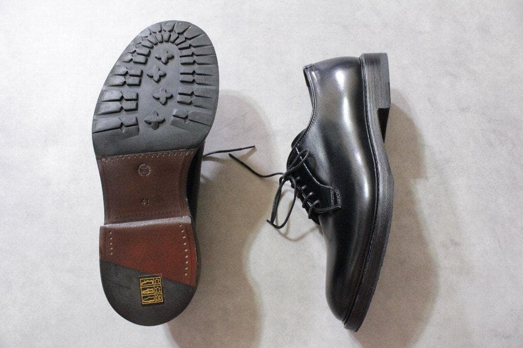 SLOWEAR★新品9万円スローウェア オールデン似なダービープレーントゥ黒41