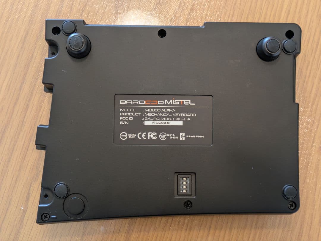 BAROCCO MiSTEL MD600 Alpha 英語配列 分割キーボード