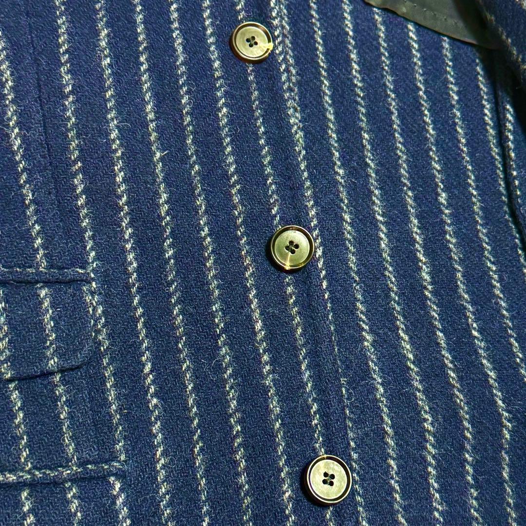 新品★ サルバトーレピッコロ ストライプ ジャケット イタリア製 定価16万円