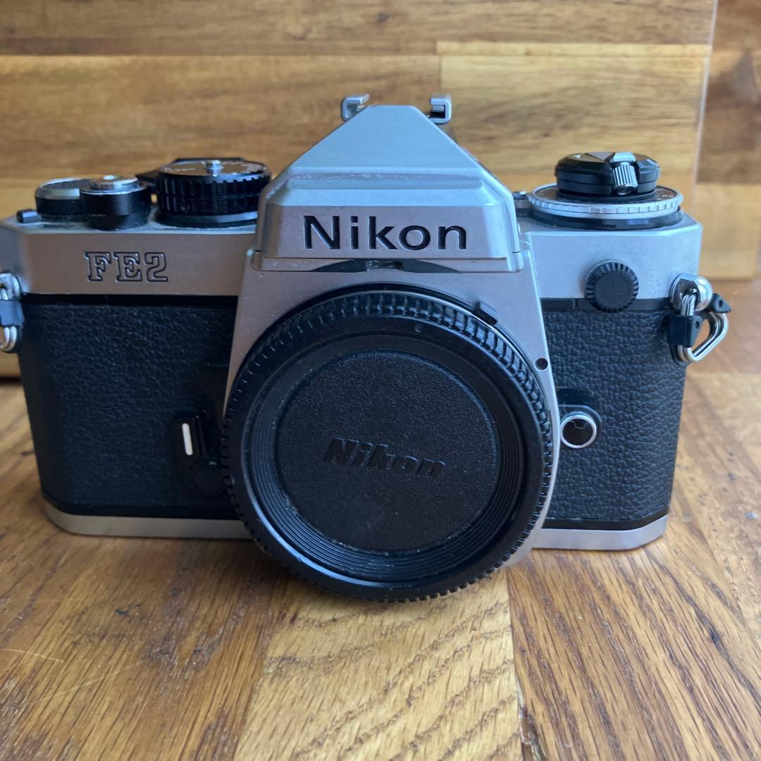 [美品]Nikon FE2 一眼レフカメラ　おまけジャンクMD-12