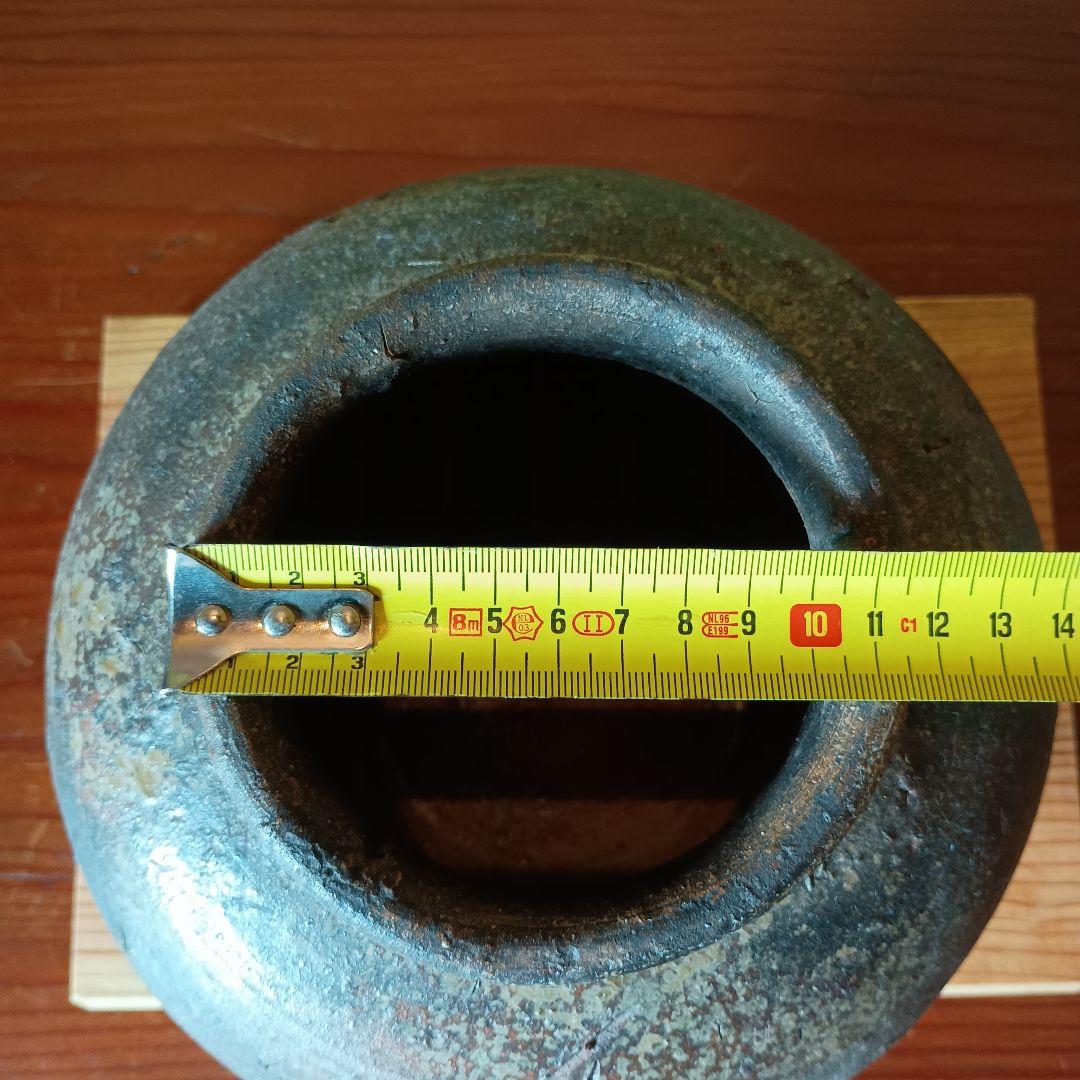 古備前　自然釉壺　窯印イ　桃山