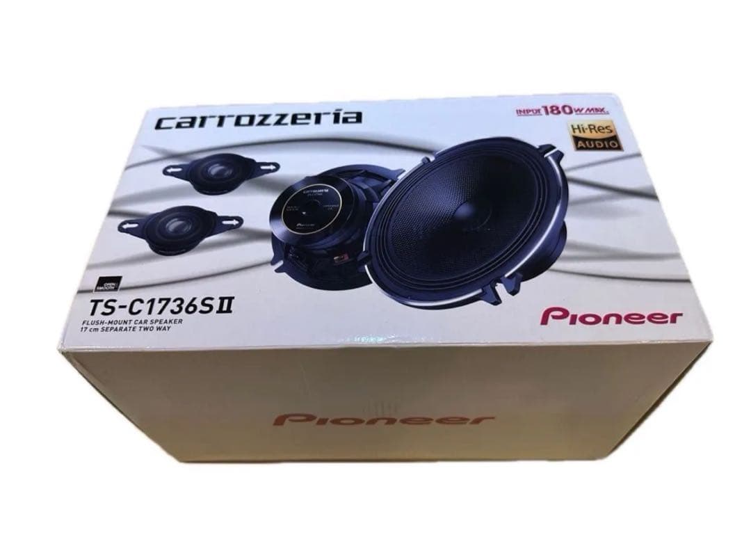 【未使用保証書付き】パイオニア カロッツェリア TS-C1736SⅡ スピーカー