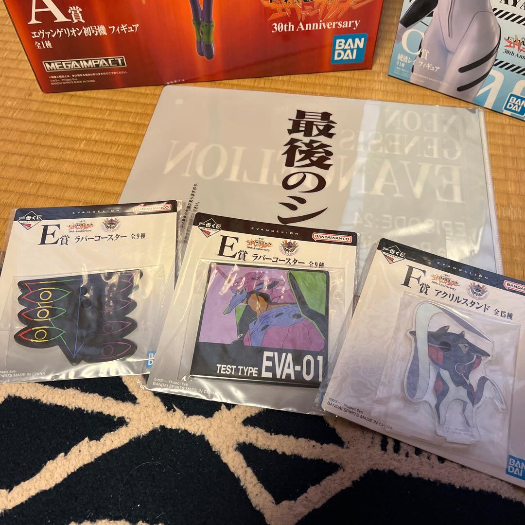 エヴァンゲリオン一番くじ A賞 初号機 C賞 綾波レイ　フィギュア+下位賞セット