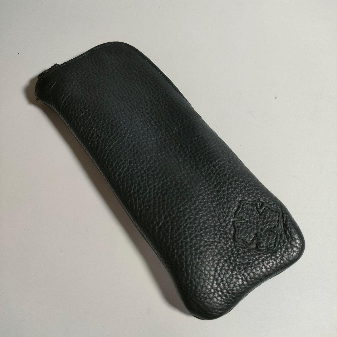 CHROME HEARTS クロムハーツ レザー メガネケース 黒
