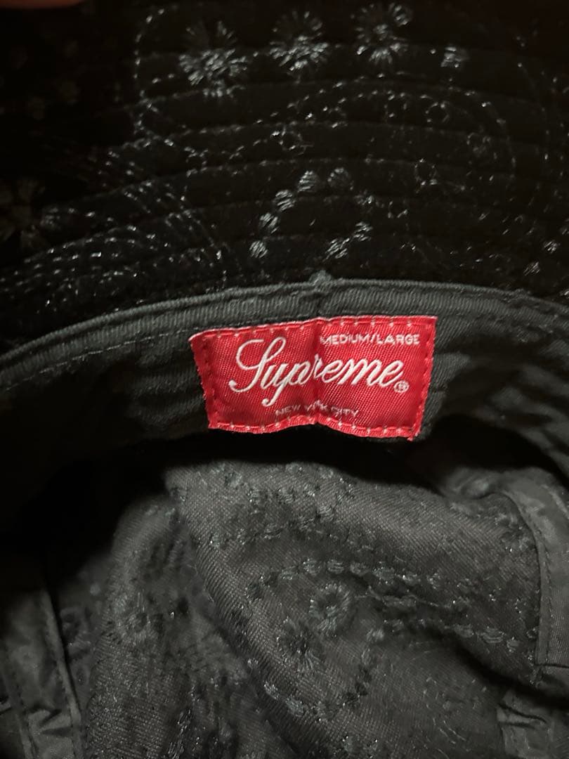 帽子 FW23 Supreme Velvet Paisley Boonie M/L