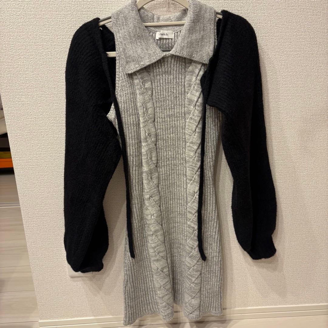 Darich ショートボレロニットワンピース