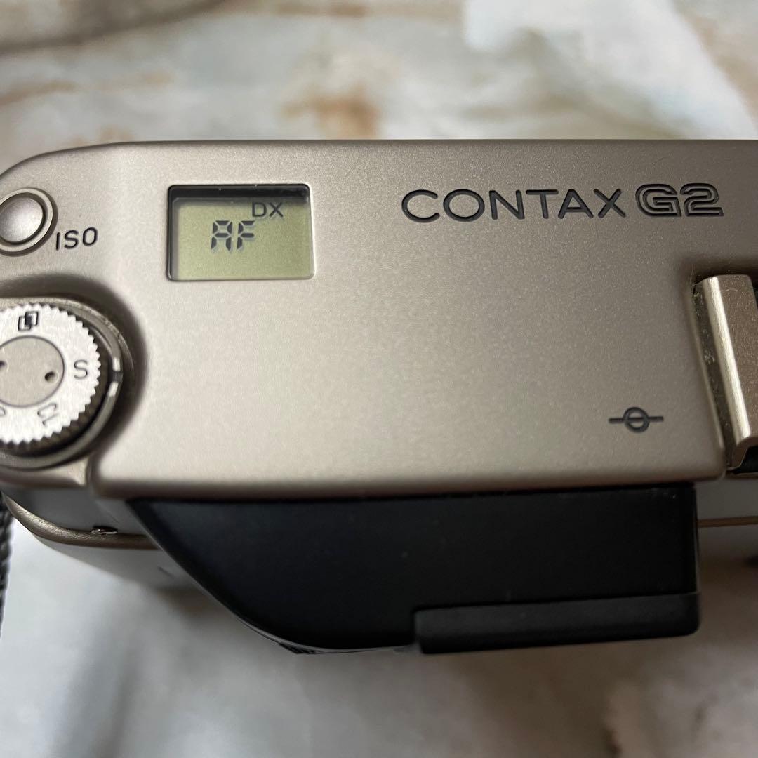 CONTAX G2 ストラップ　フラッシュ　フィルター　メタルフード　箱