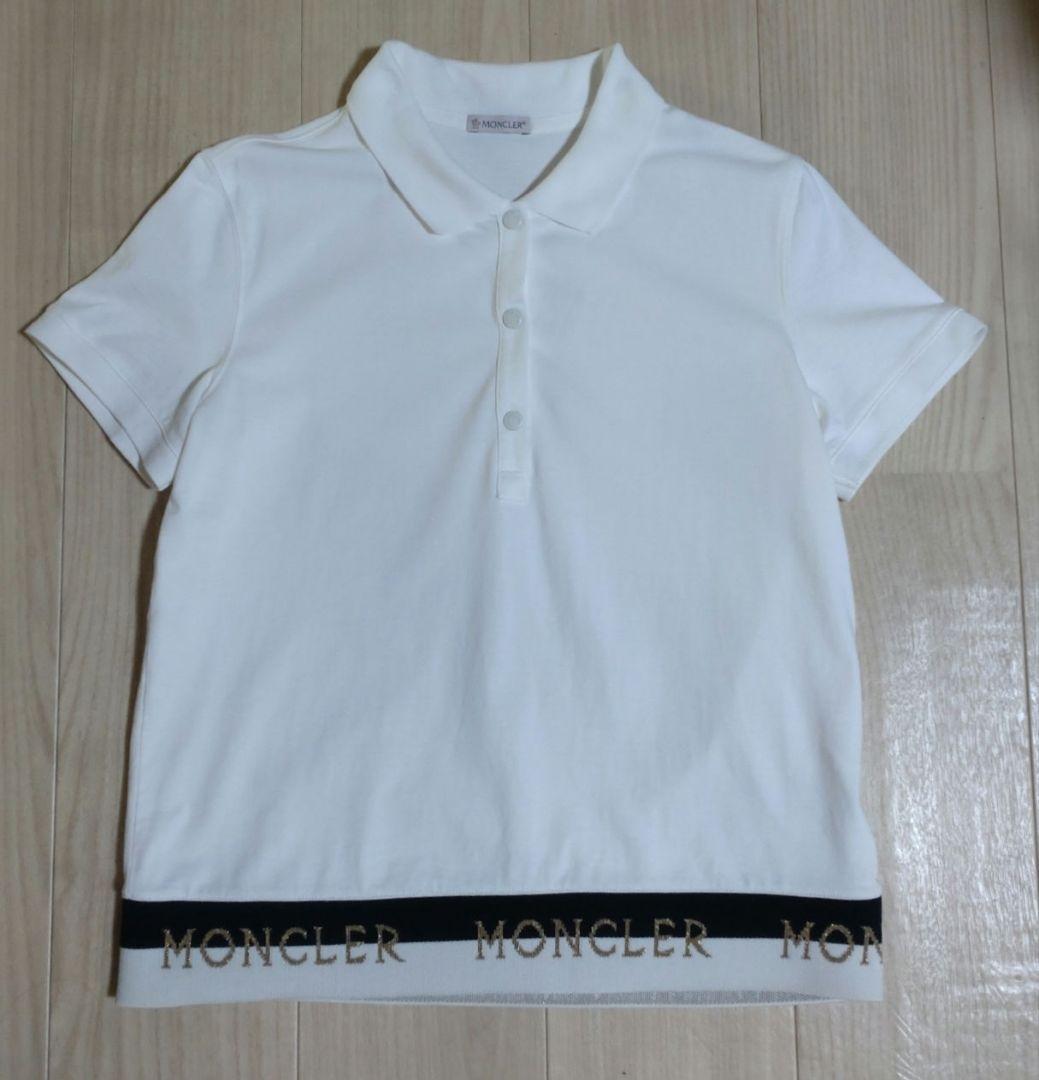MONCLERモンクレール 半袖ポロシャツ ホワイト