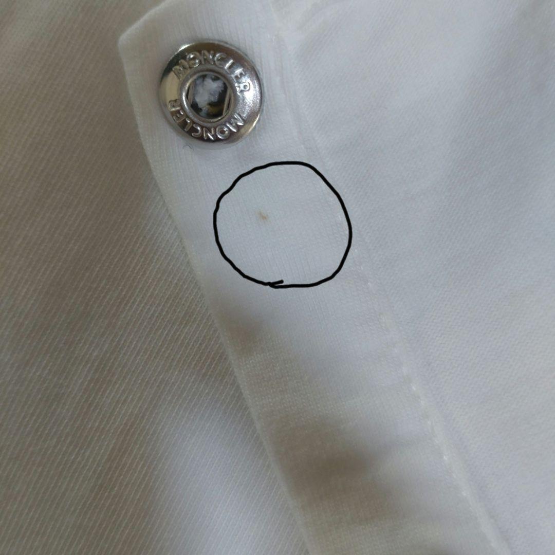 MONCLERモンクレール 半袖ポロシャツ ホワイト