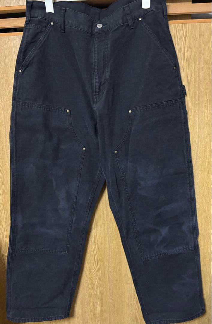 【L_定価52800円】sequel duck painter pants 黒