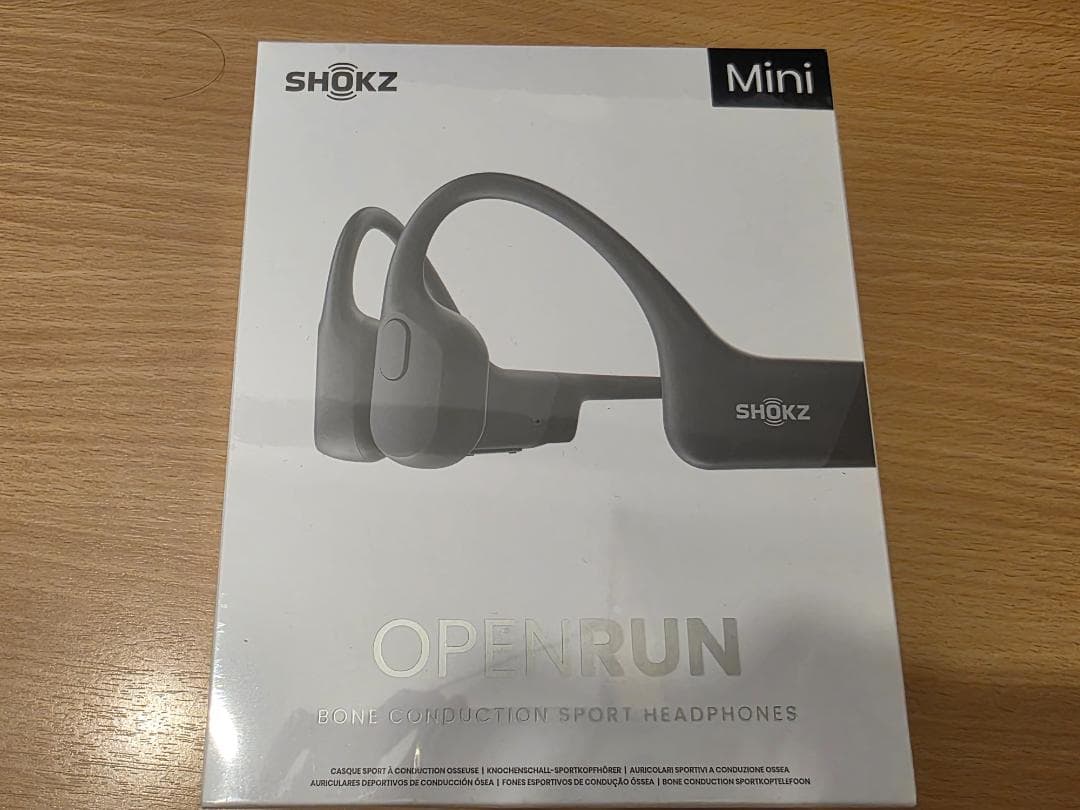SHOKZ OPENRUN Mini 骨伝導イヤホン ブラック 未開封