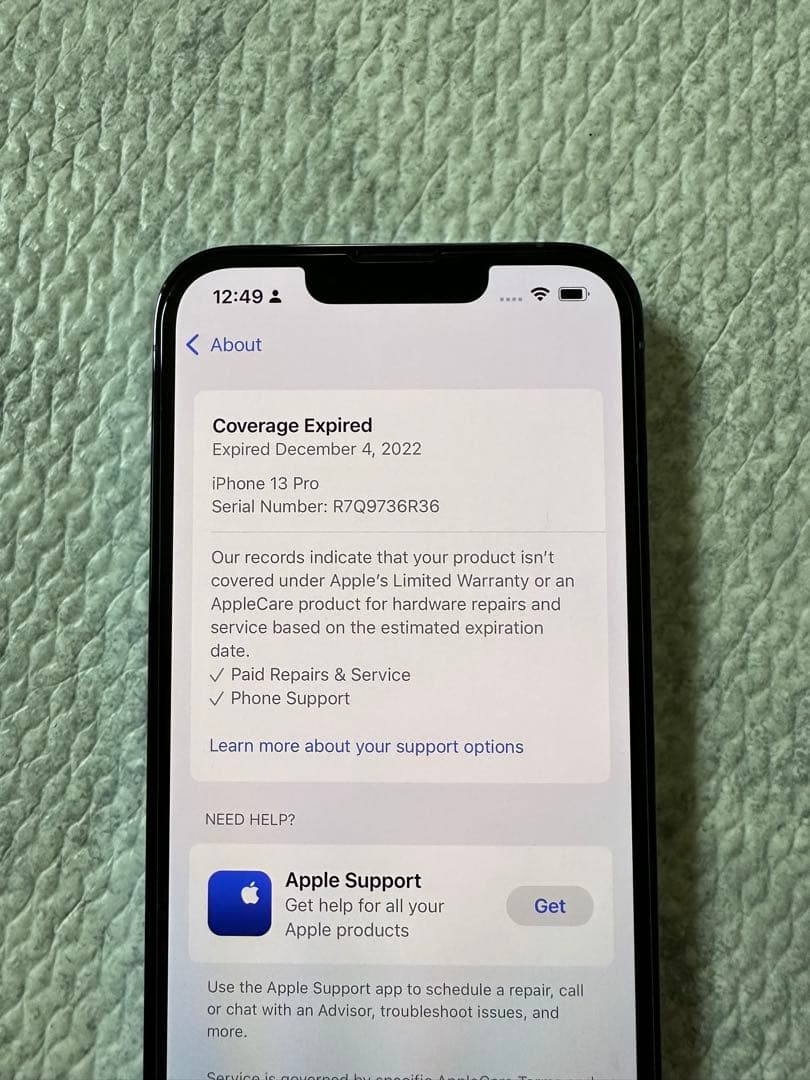 Apple iPhone13 Pro 128GB シエラブルー モデル 国際版