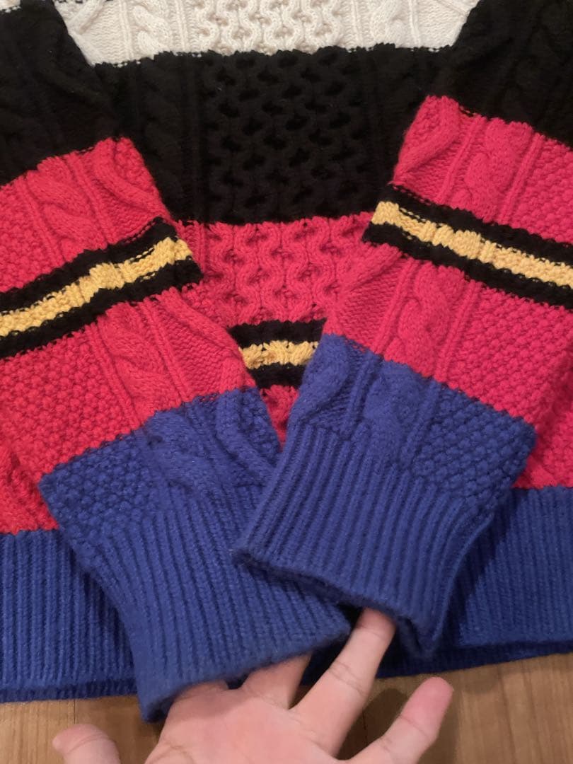 タイソンAW22 未使用 ポロ バイ ラルフローレン アルパカ混 XL