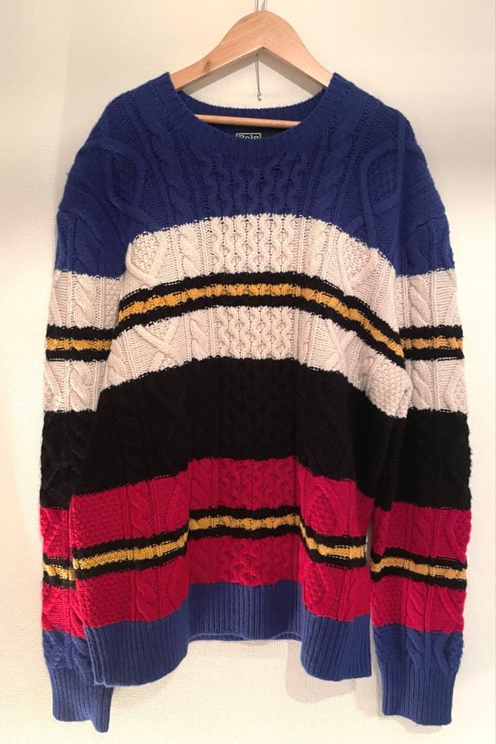 タイソンAW22 未使用 ポロ バイ ラルフローレン アルパカ混 XL