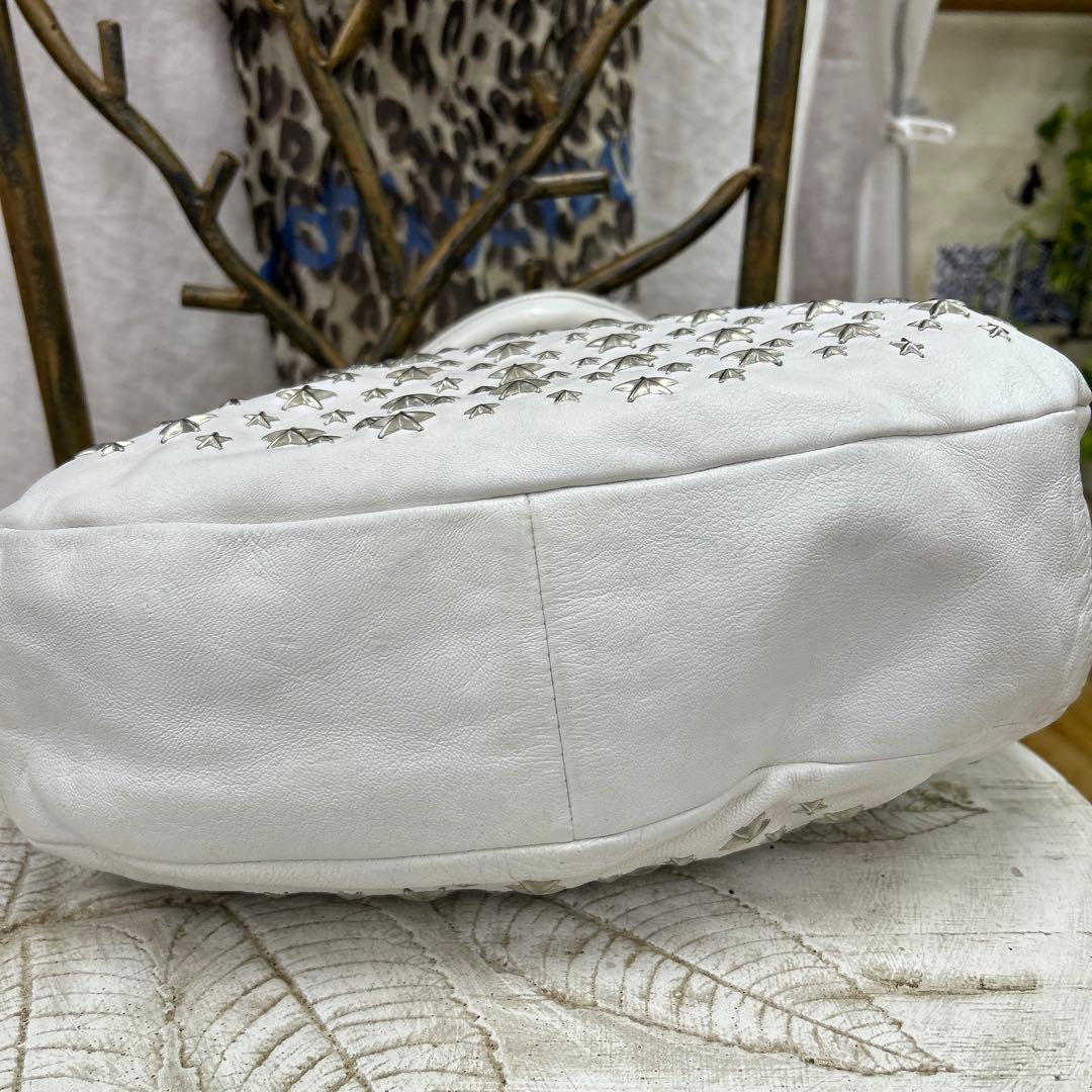 ❣️バーゲンジミーチュウ　星スタッズ　真っ白バック‼️