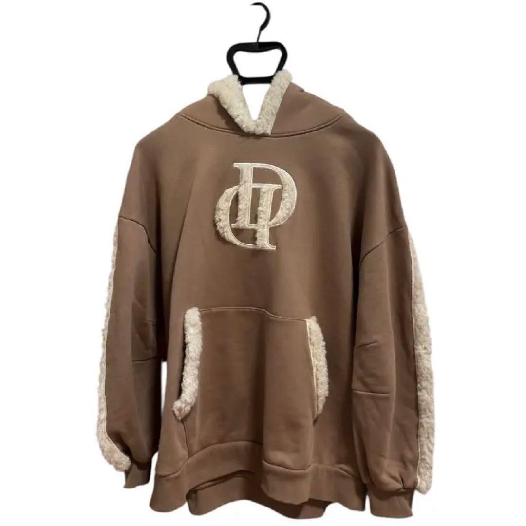 Darich ダーリッチ DDボアスウェットフーディー ロゴ ムートン 正規品