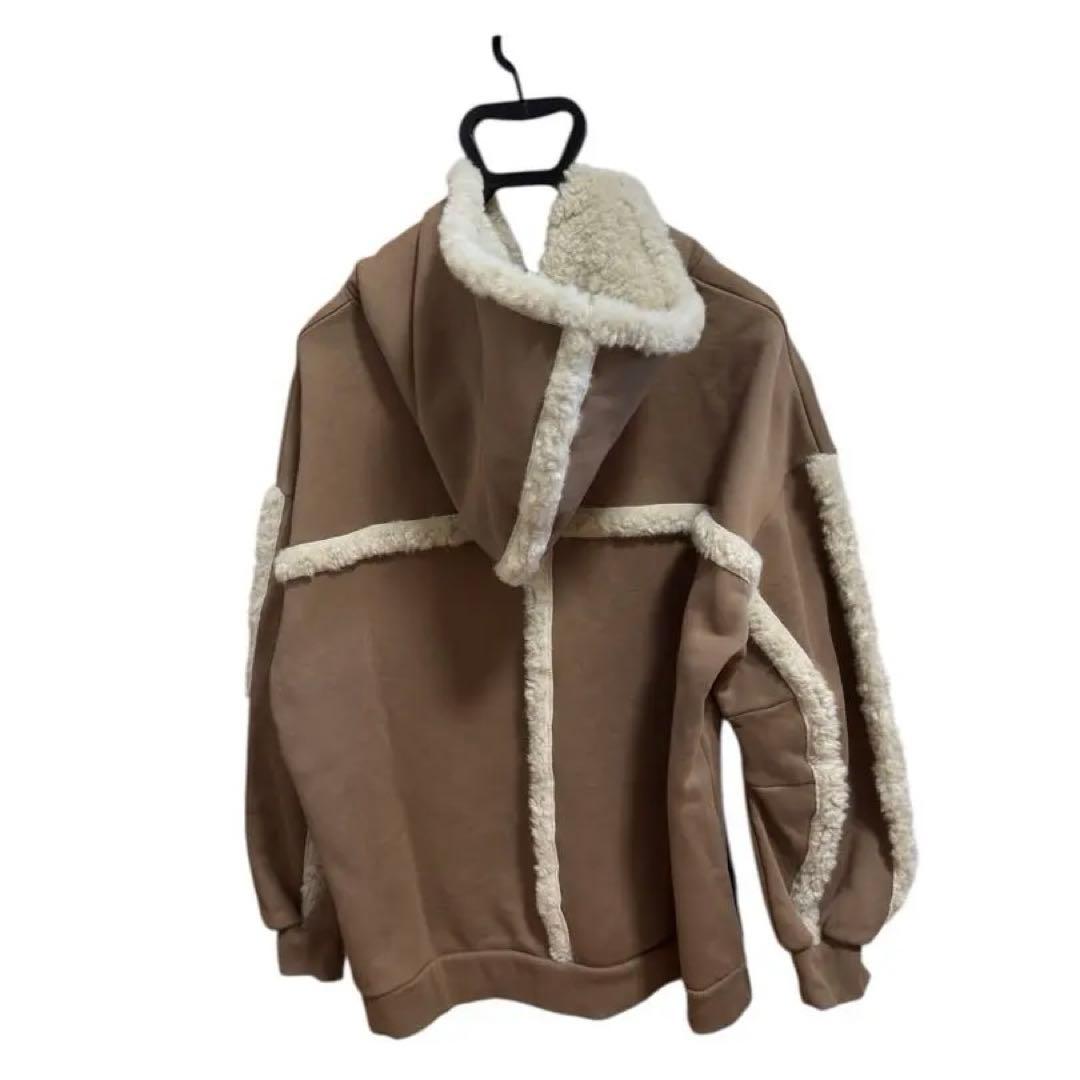 Darich ダーリッチ DDボアスウェットフーディー ロゴ ムートン 正規品