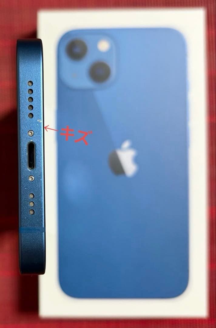 Apple iPhone 13 青色 256GB本体 & ケースなどのおまけ付き