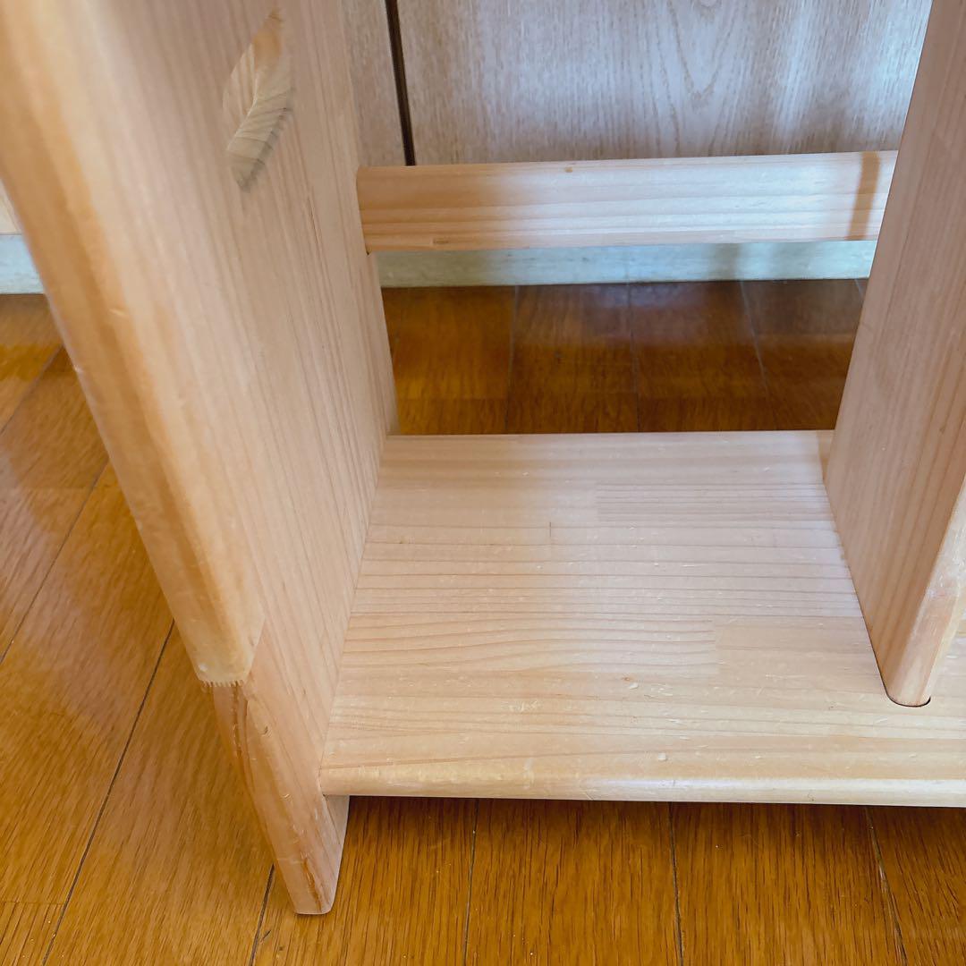 絵本棚② 木遊舎 MOKUYUSYA 無塗装 天然木 パイン材