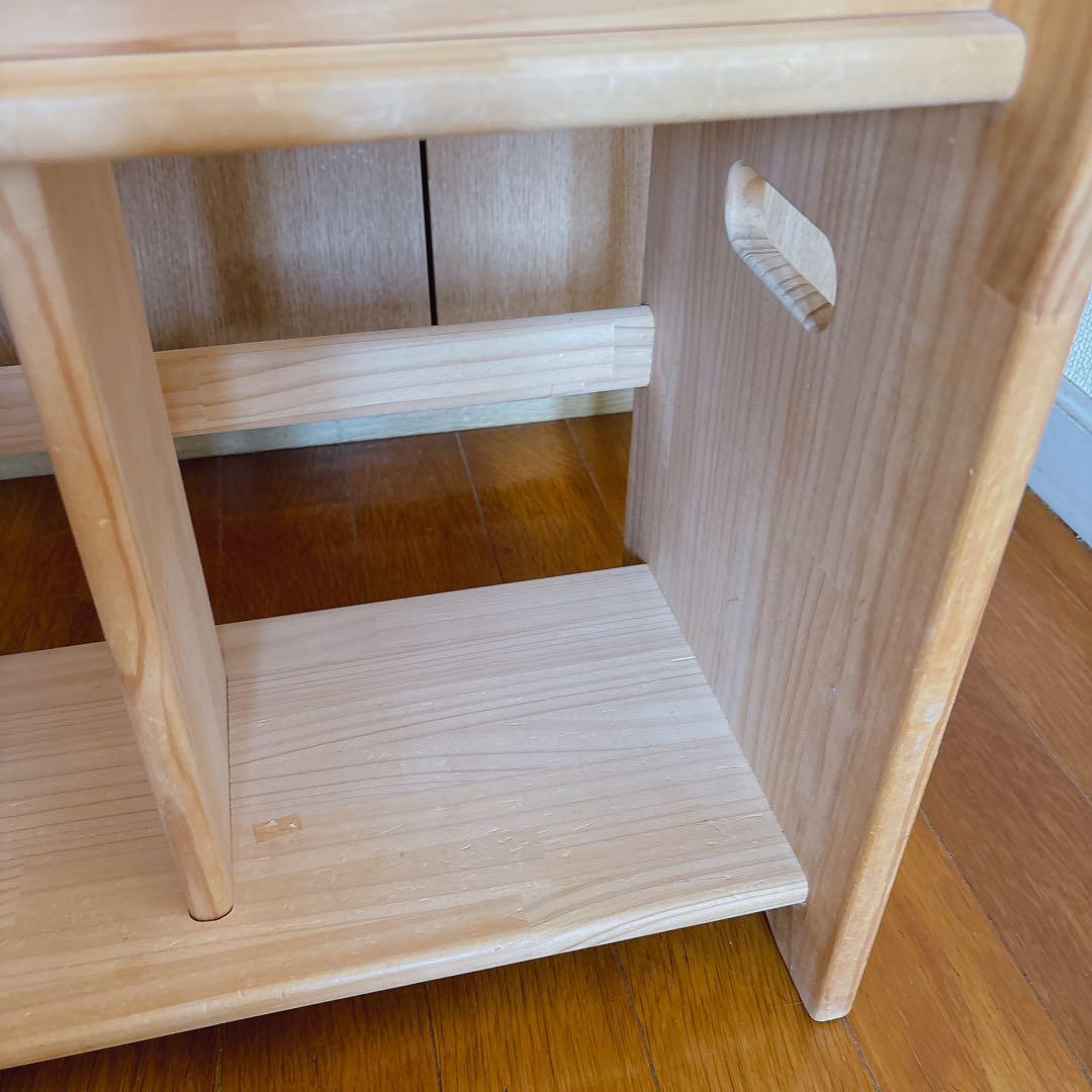 絵本棚② 木遊舎 MOKUYUSYA 無塗装 天然木 パイン材